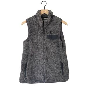 L.L. Bean Sherpa Vest, Women’s size S, Charcoal Grey, Excellent Condition
